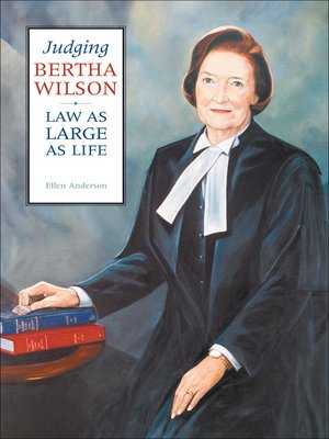 cover image of Judging Bertha Wilson
